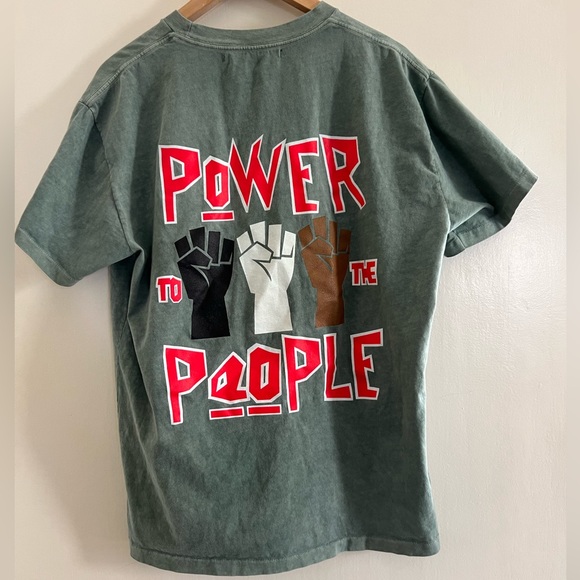 Visitor On Earth Power To The People Tee Size M - Picture 1 of 5